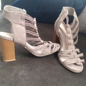 Charlotte Russe strappy sexy open toe heels sz 10